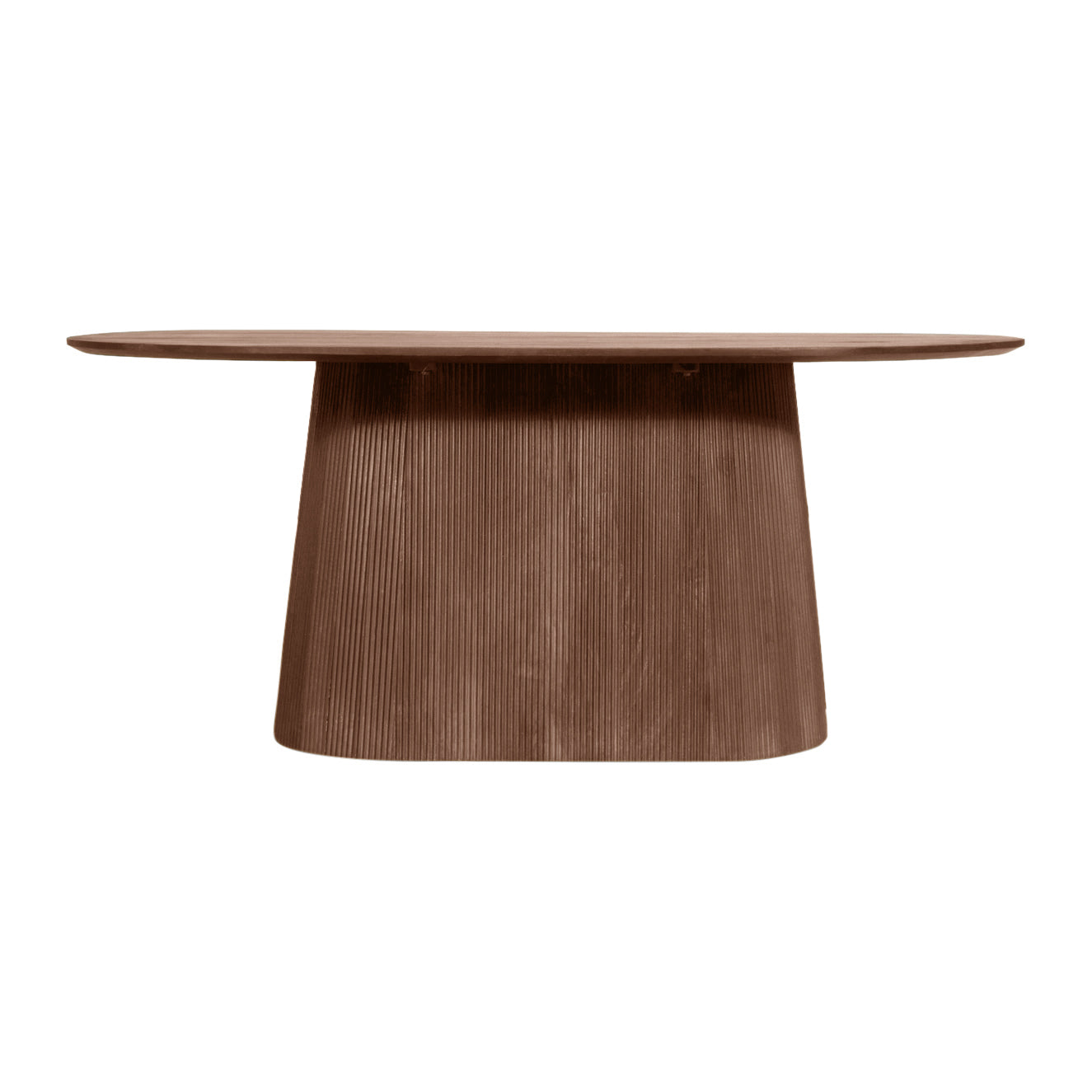 by fonQ Grand Eettafel Tabacco Mangohout - 180 x 100 cm