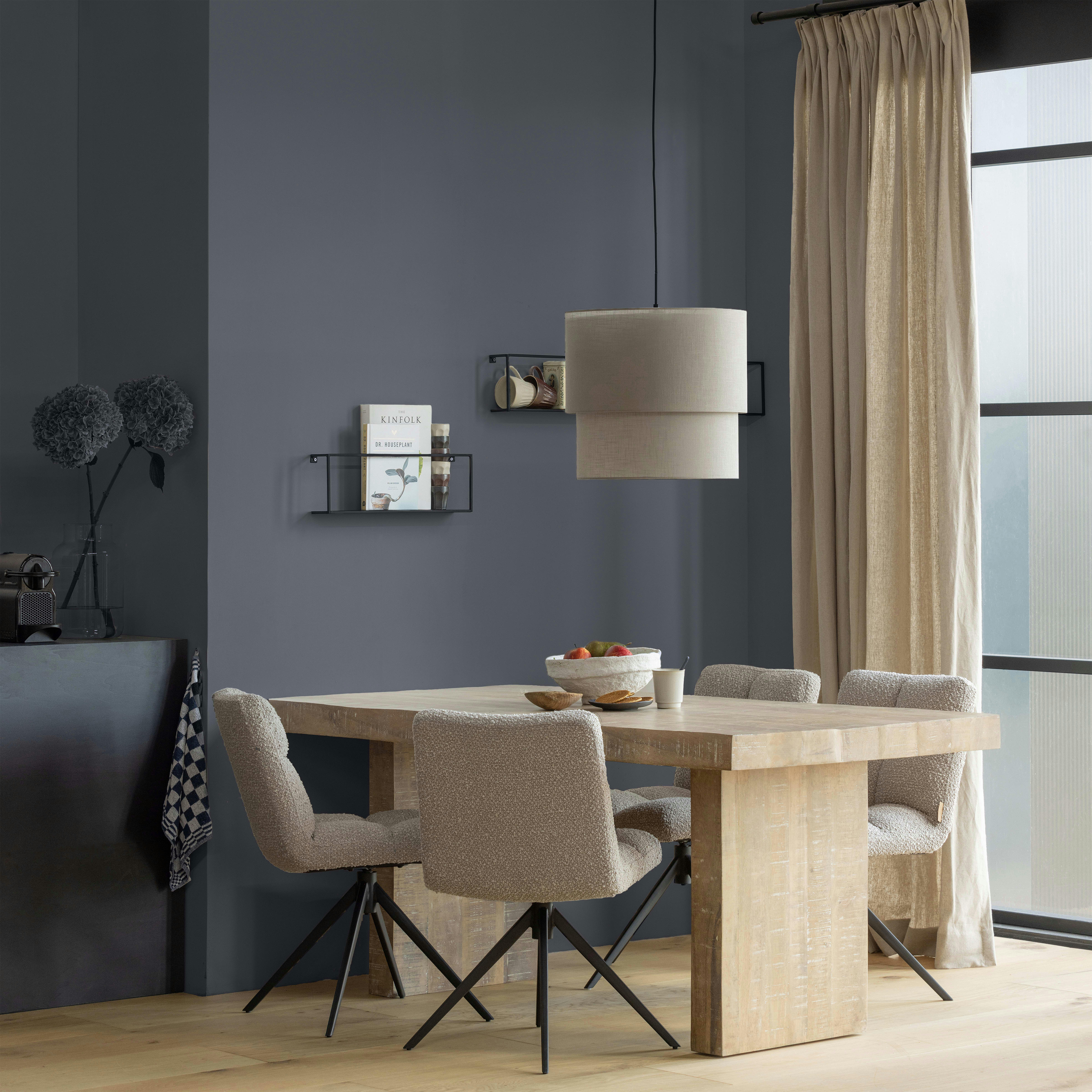 BALK - Table à manger en manguier 6 personnes, marron, 180x90 cm