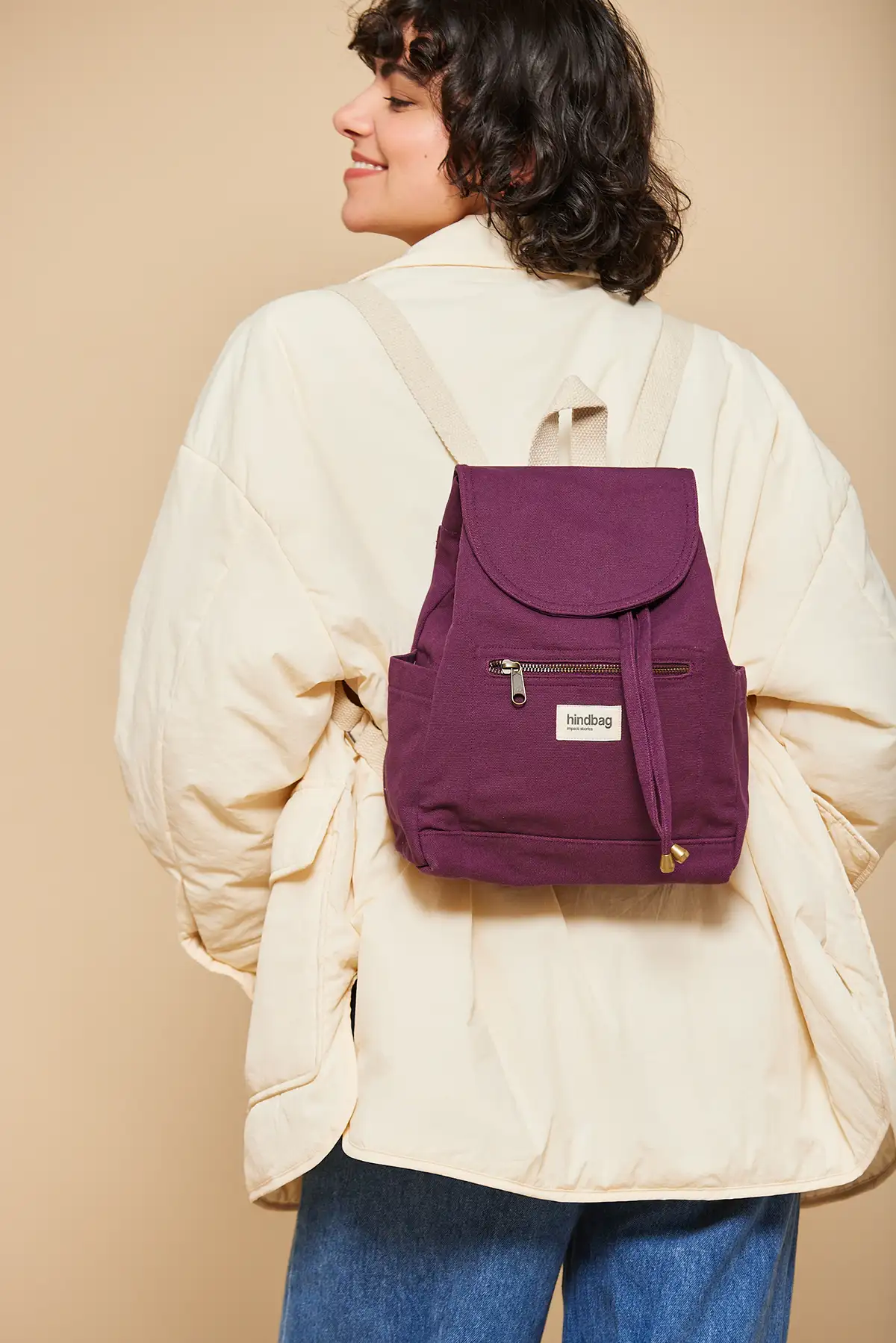 Mini sac à dos Eliot Prune