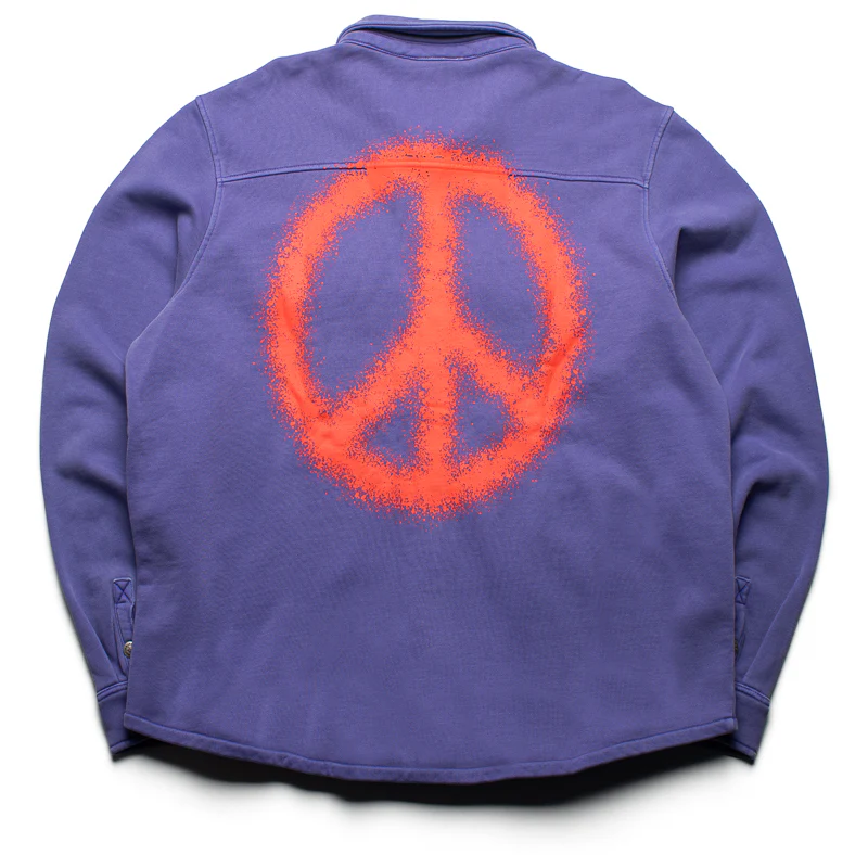 Supervsn Peace Over Shirt - Purple
