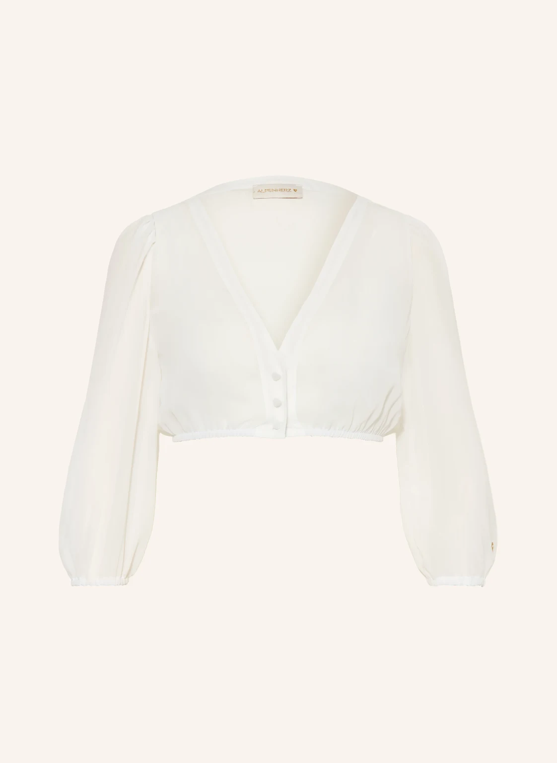 AlpenHERZ Dirndlbluse LOU mit 3/4-Arm