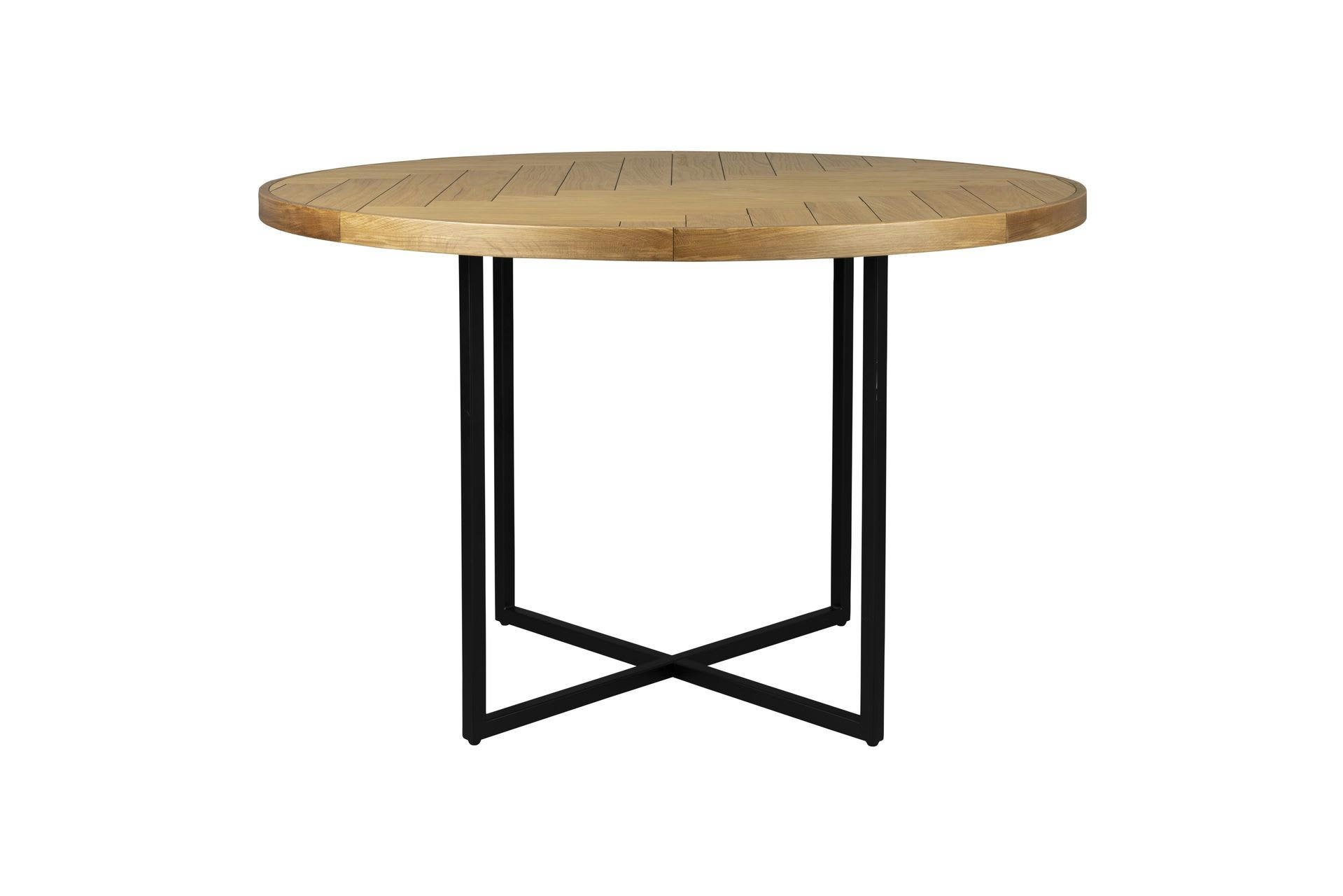 CLASS - Table ronde 6 places en bois beige