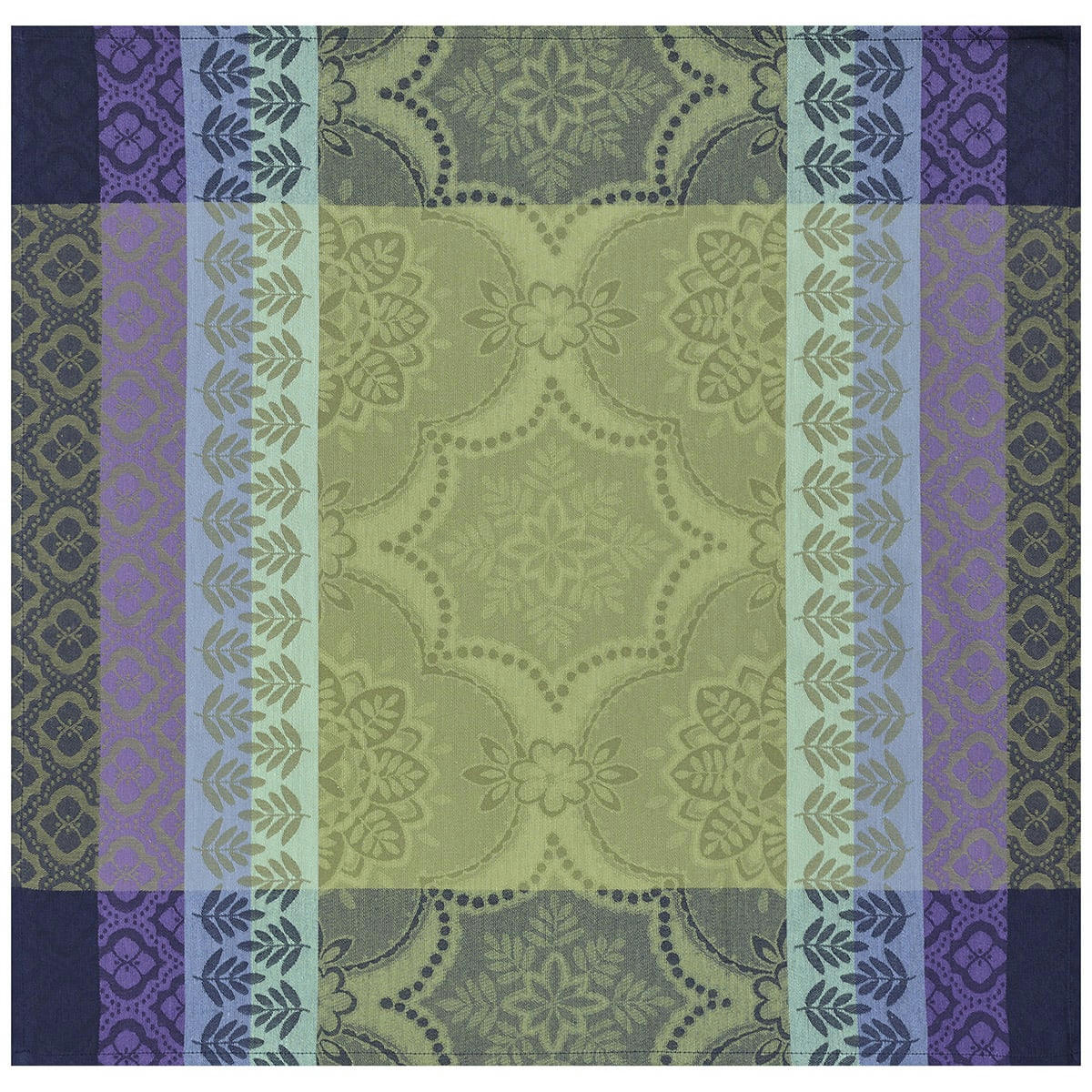 BASTIDE - Serviette en coton olive 58 x 58