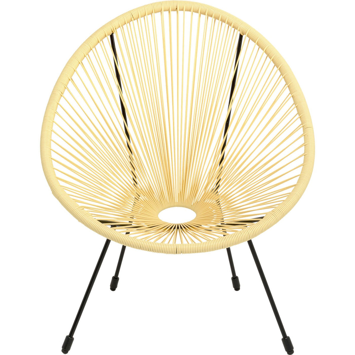 Kare Design Tuinfauteuil Acapulco pastel geel