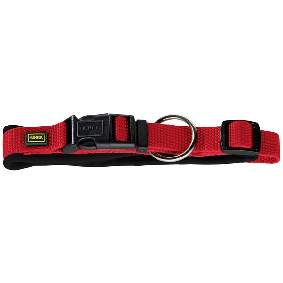 Halsung, Gr. XL, rot/schwarz