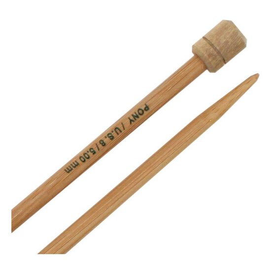 Pony Bamboo Needles 33cm 5.00mm