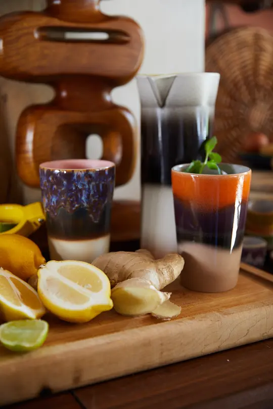 Becher-Set 2er-Set 70'S