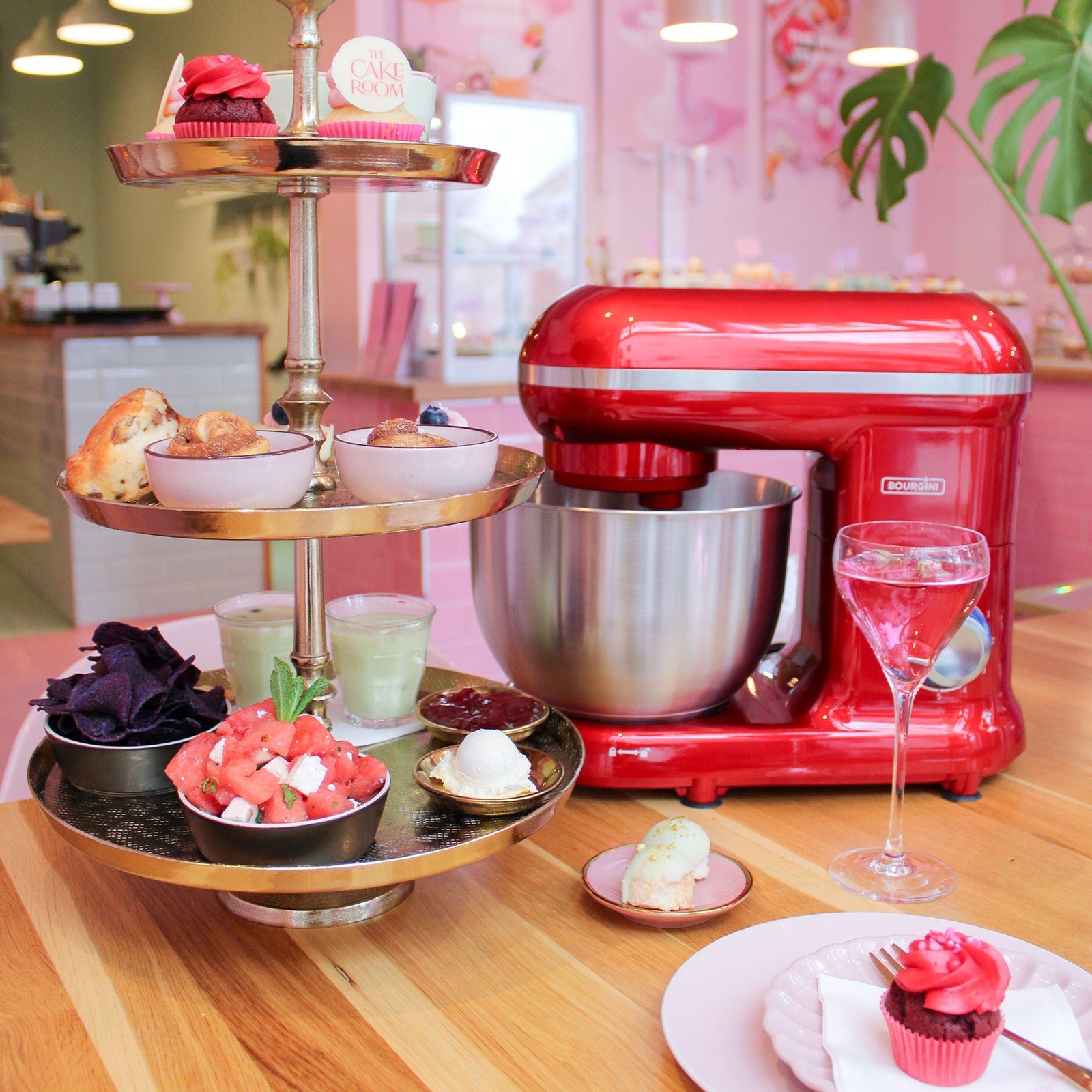 Bourgini Classic - Keukenmachine - Rood