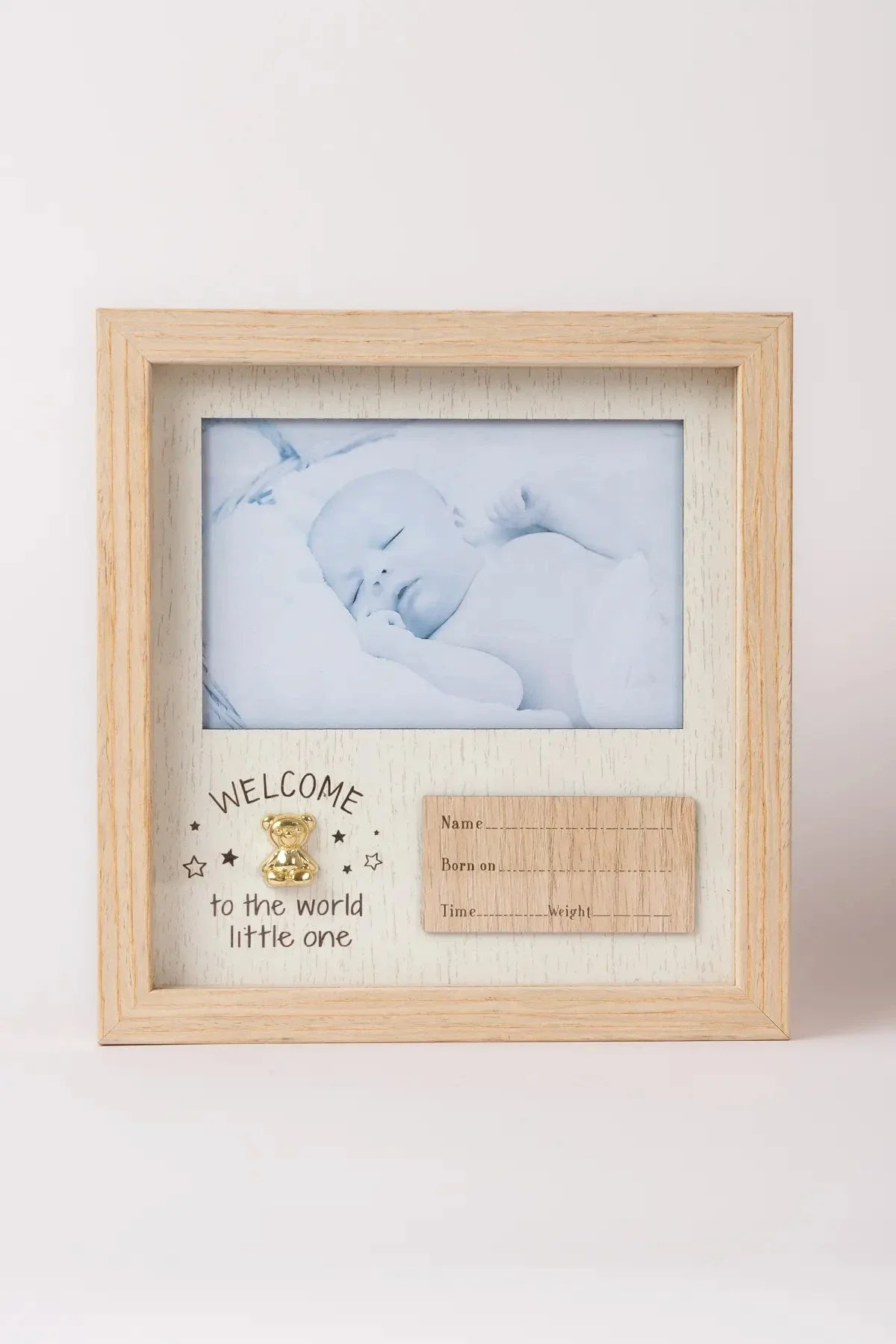Welcome Baby Wooden Frame