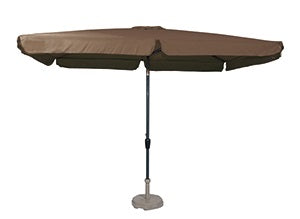 Lesli Living push-up parasol Libra - taupe - 200x300cm