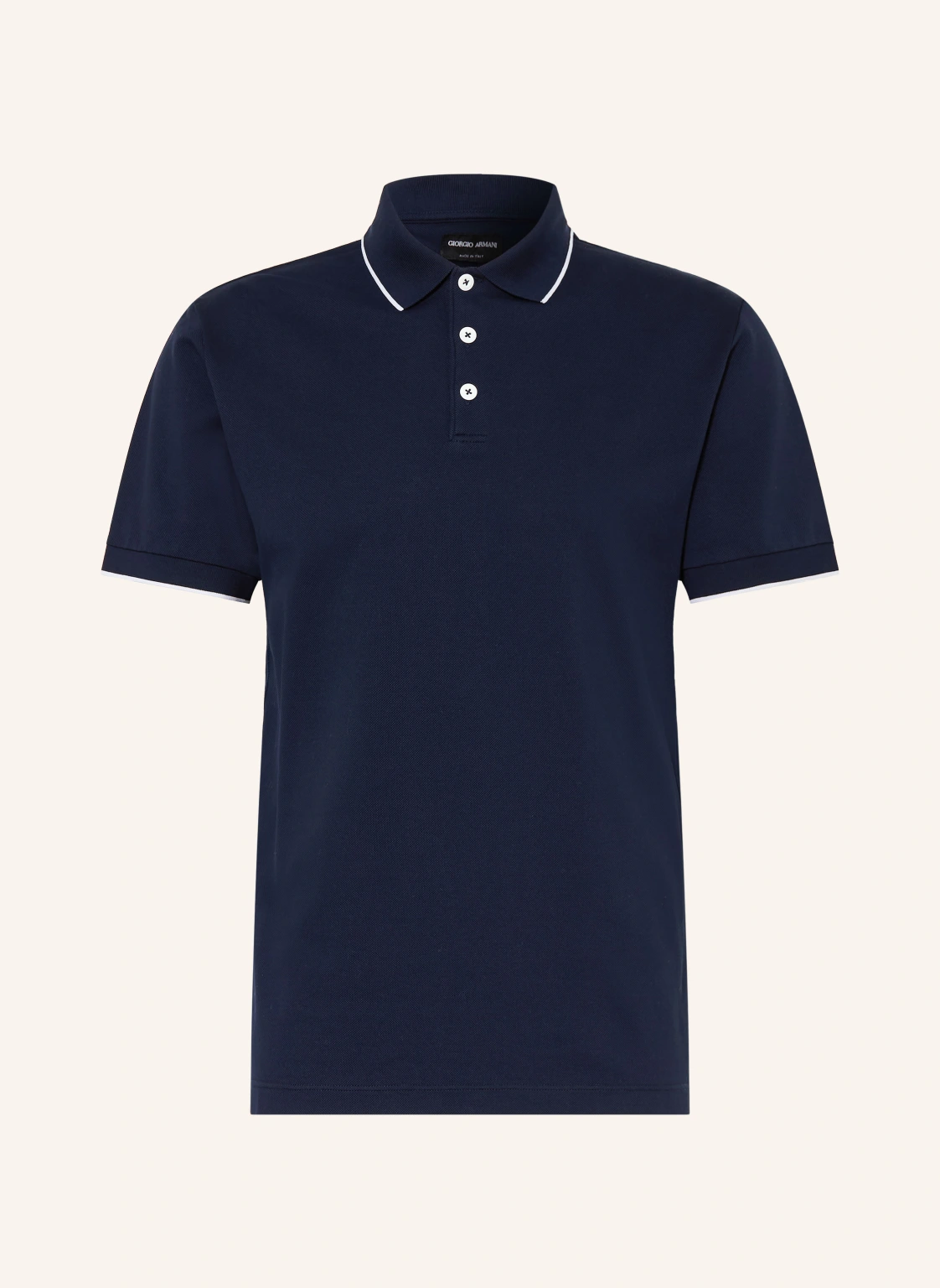 GIORGIO ARMANI Piqué-Poloshirt