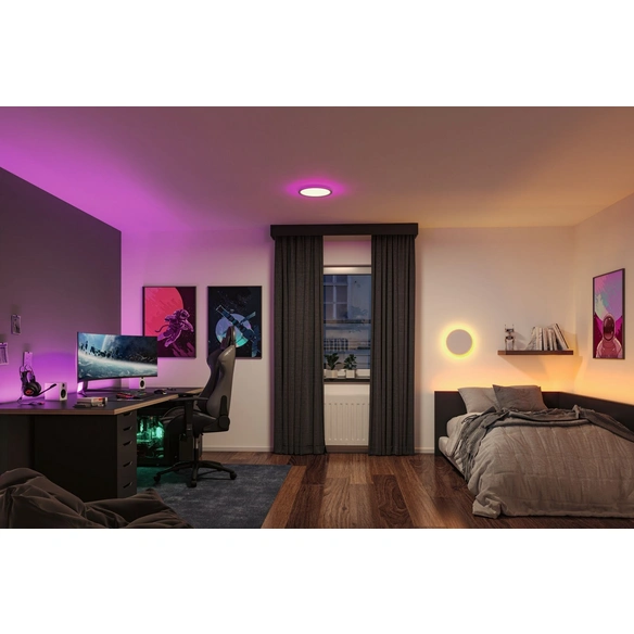 LED-Panel, »Atria Shine«, Ø 29 cm, dimmbar, warmweiß, weiß