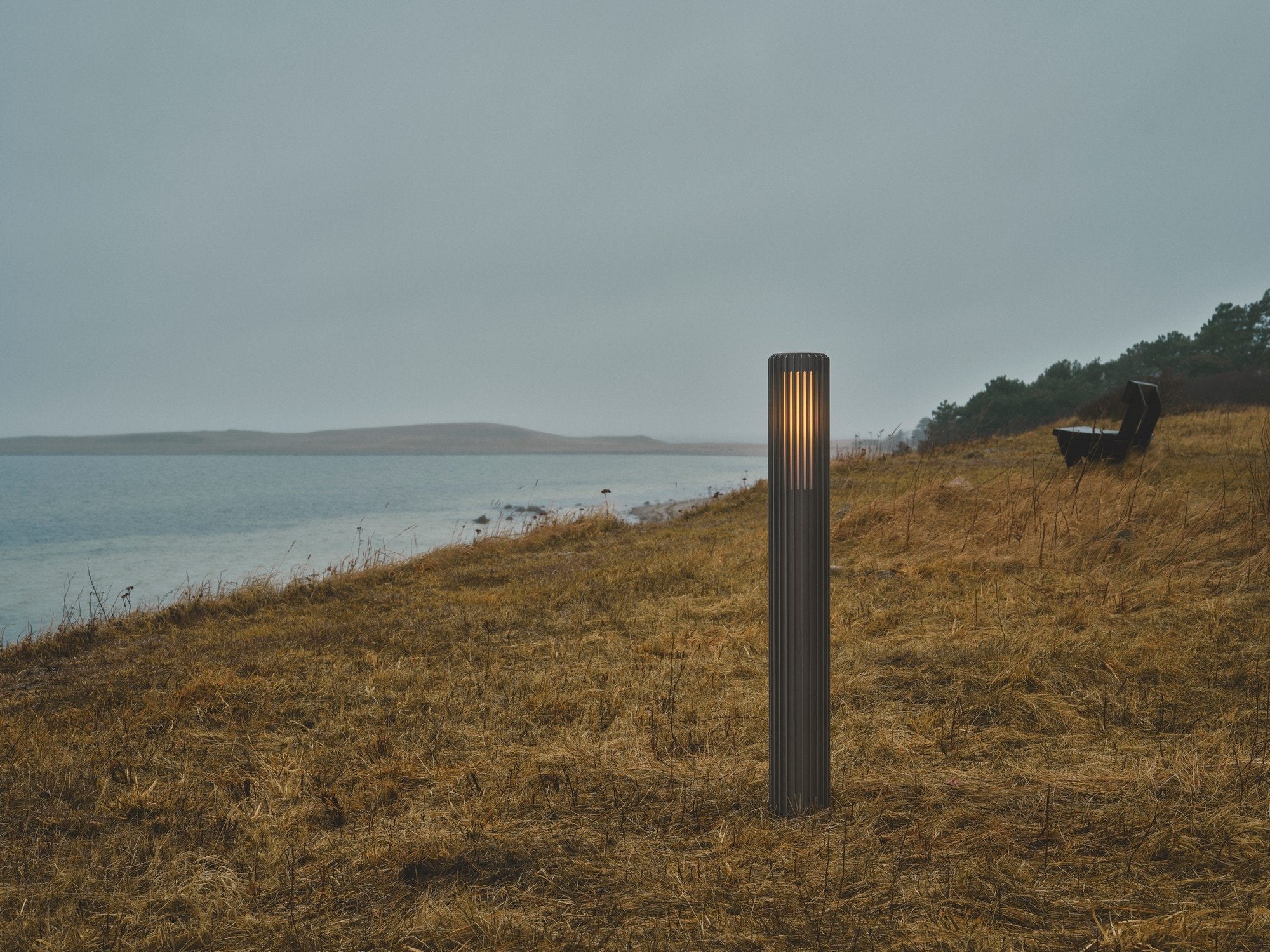 Nordlux Buitenlamp Aludra seaside paal H 95 cm antraciet