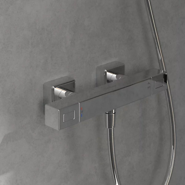 Mitigeur douche thermostatique VILLEROY ET BOCH Universal rectangle Chrome