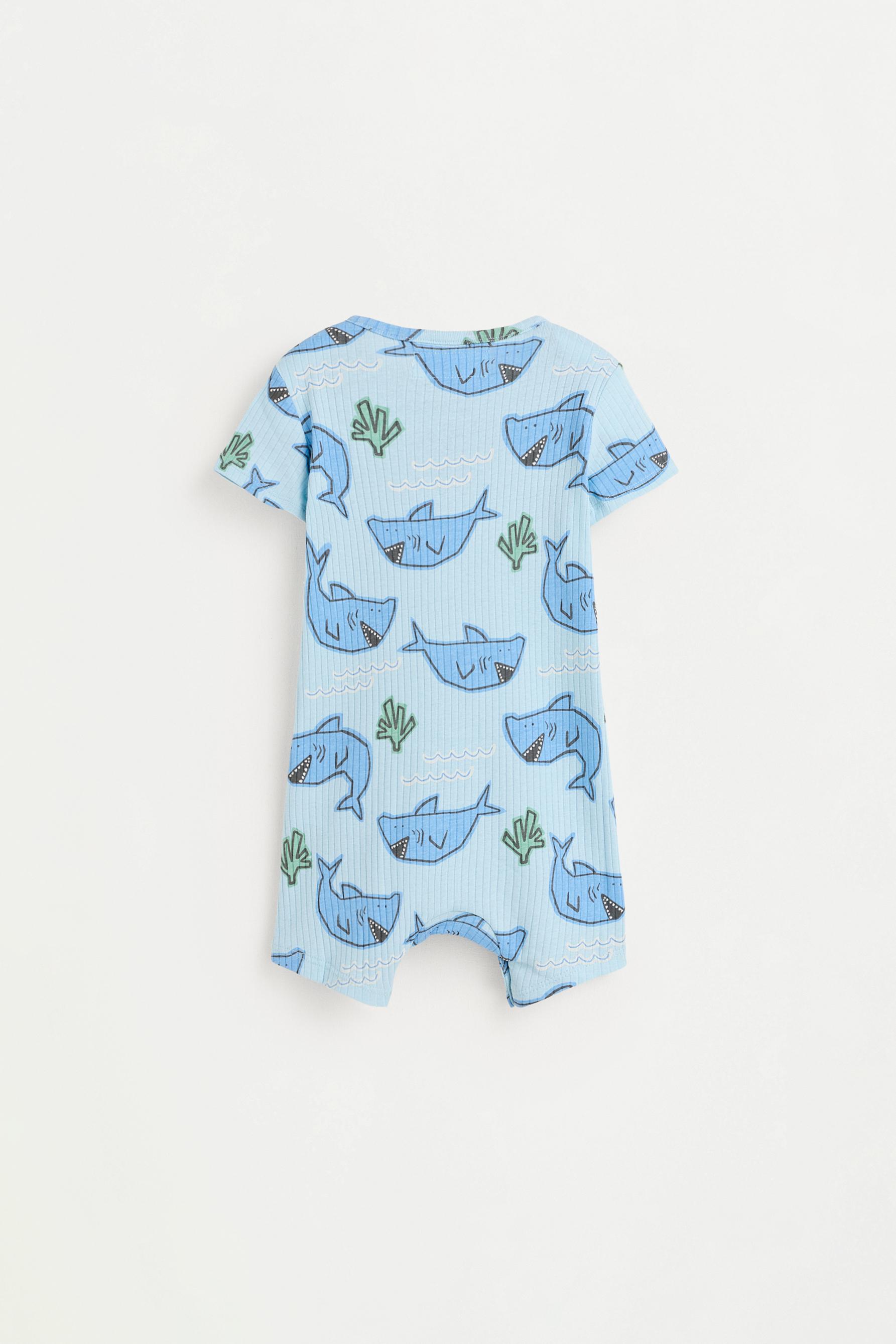 Pijama tiburones canalé entero