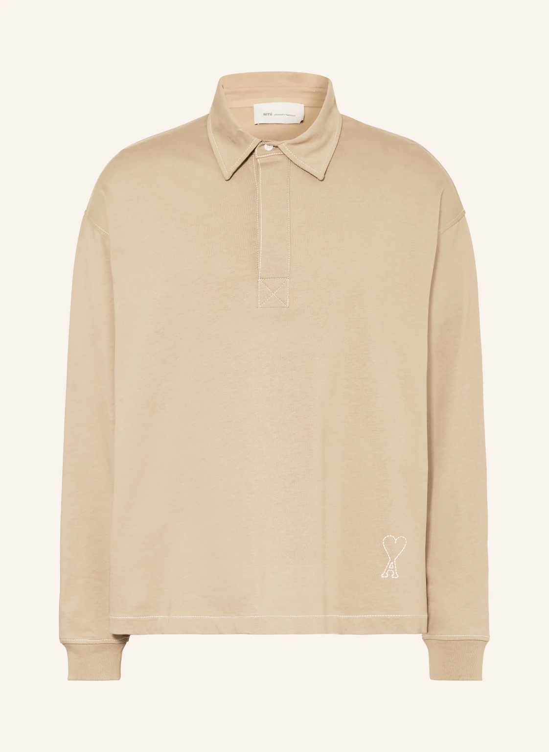 Ami Paris Jersey-Poloshirt Oversized Fit
