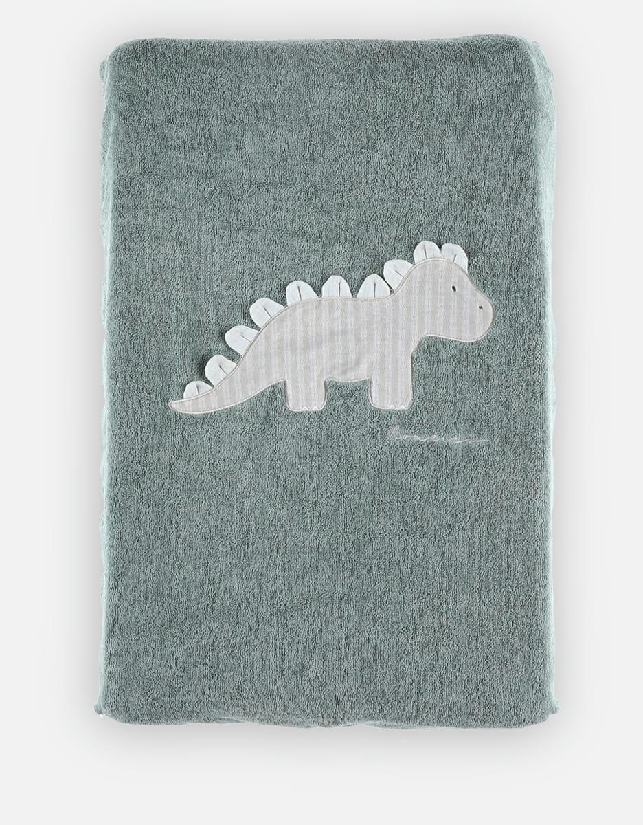 - Matelas à langer avec housse élastique en éponge, eucalyptus