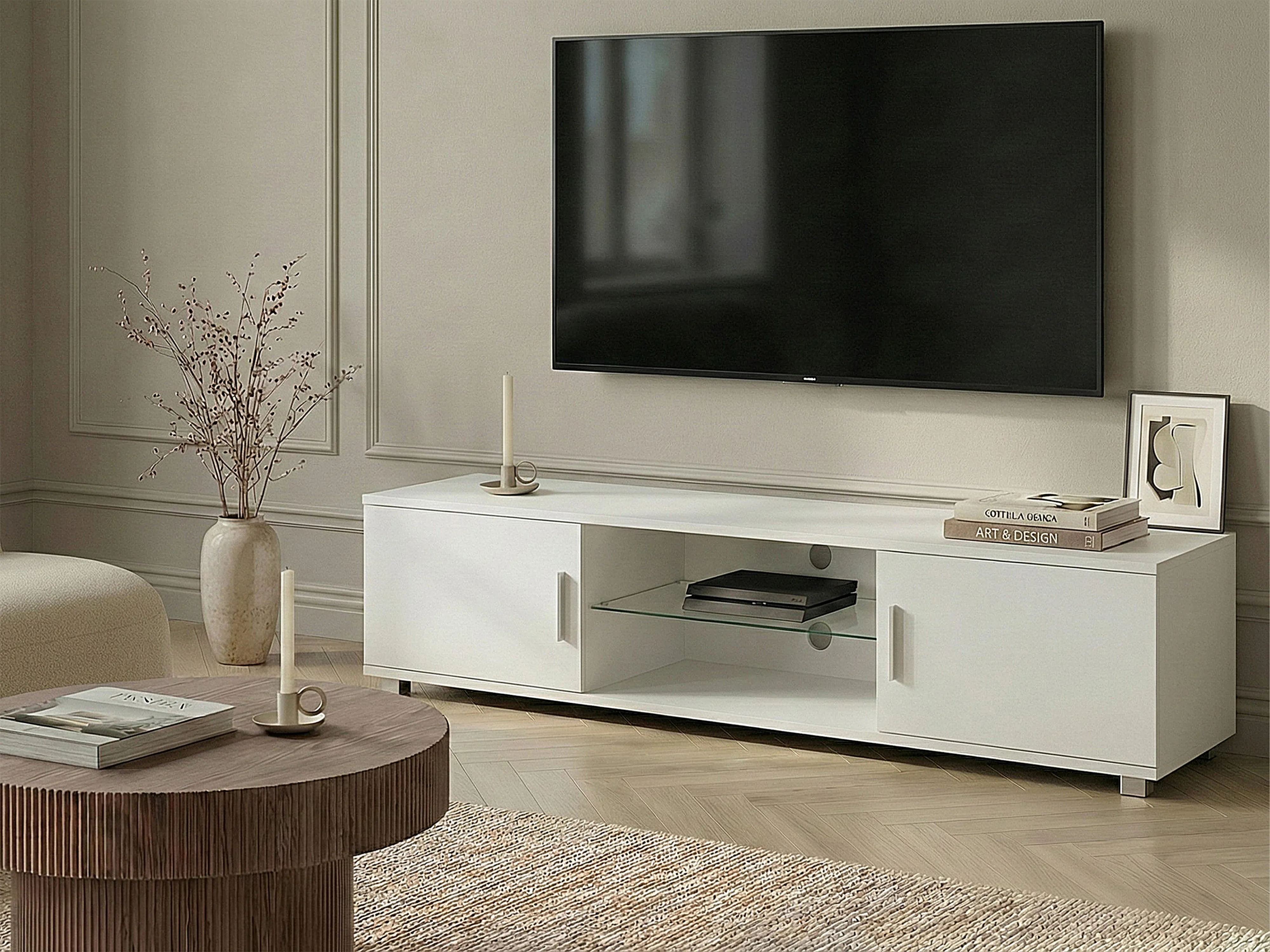 TV Stand CHILLIWACK White