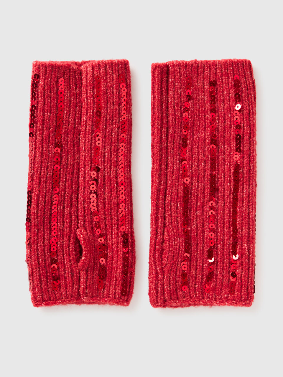 Sequined arm warmers