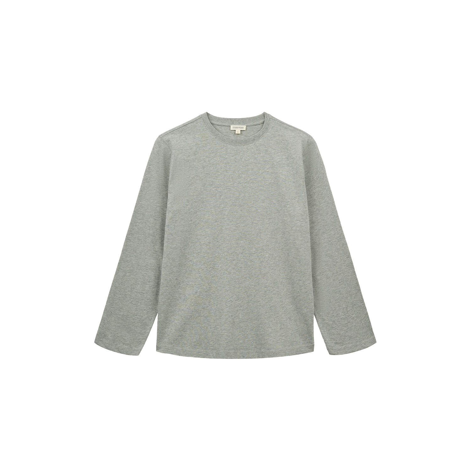 Freya lang&aelig;rmet T-shirt, grey melange