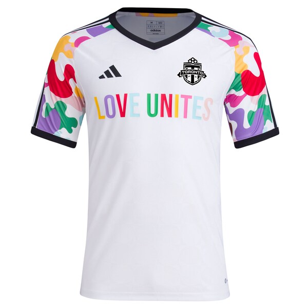 Toronto FC adidas 2024 Pride Pre-Match Top - White