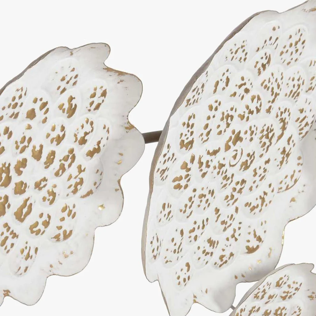 Decoração de Parede Flores Metal BRILHO