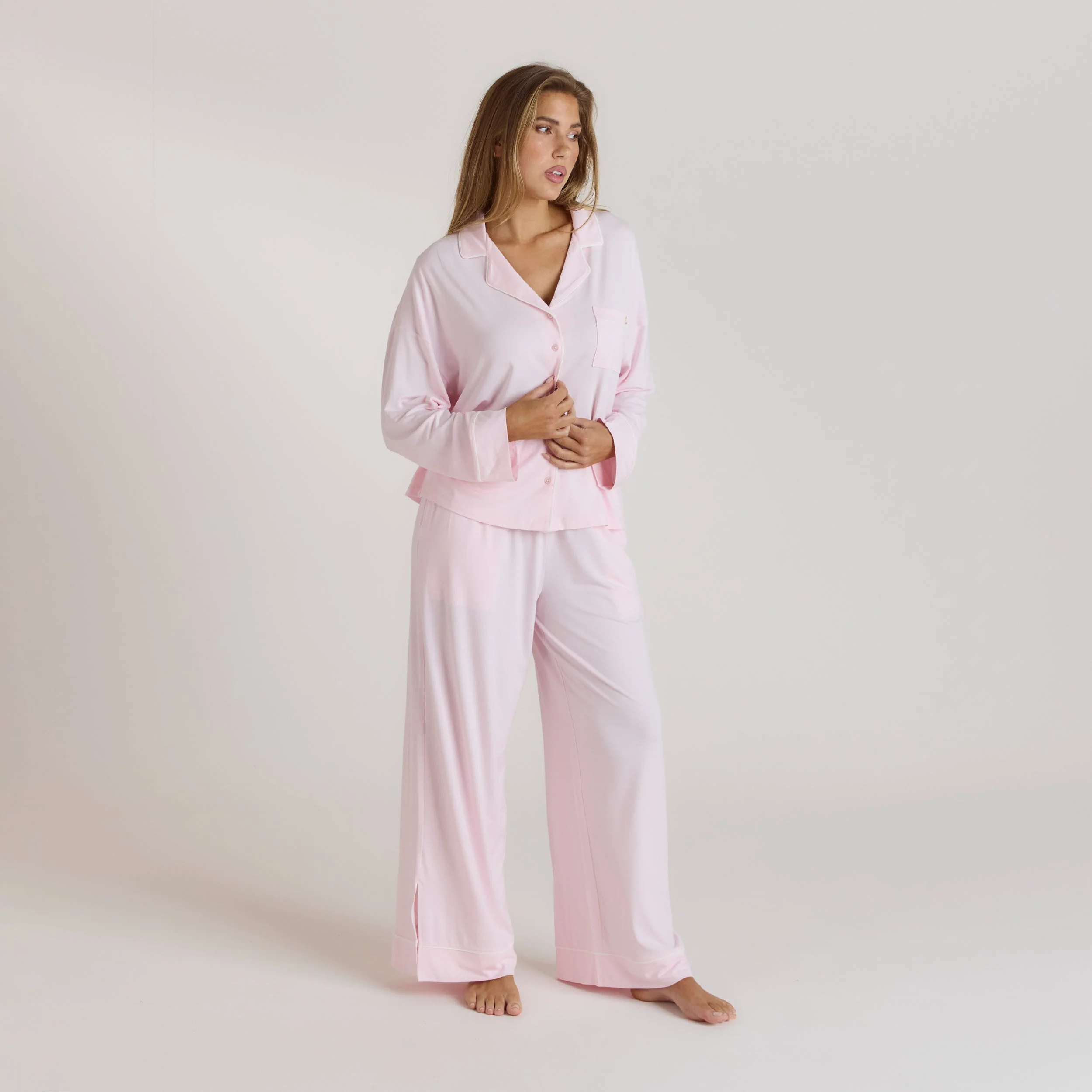 Modal Pyjama Bottoms - Pink