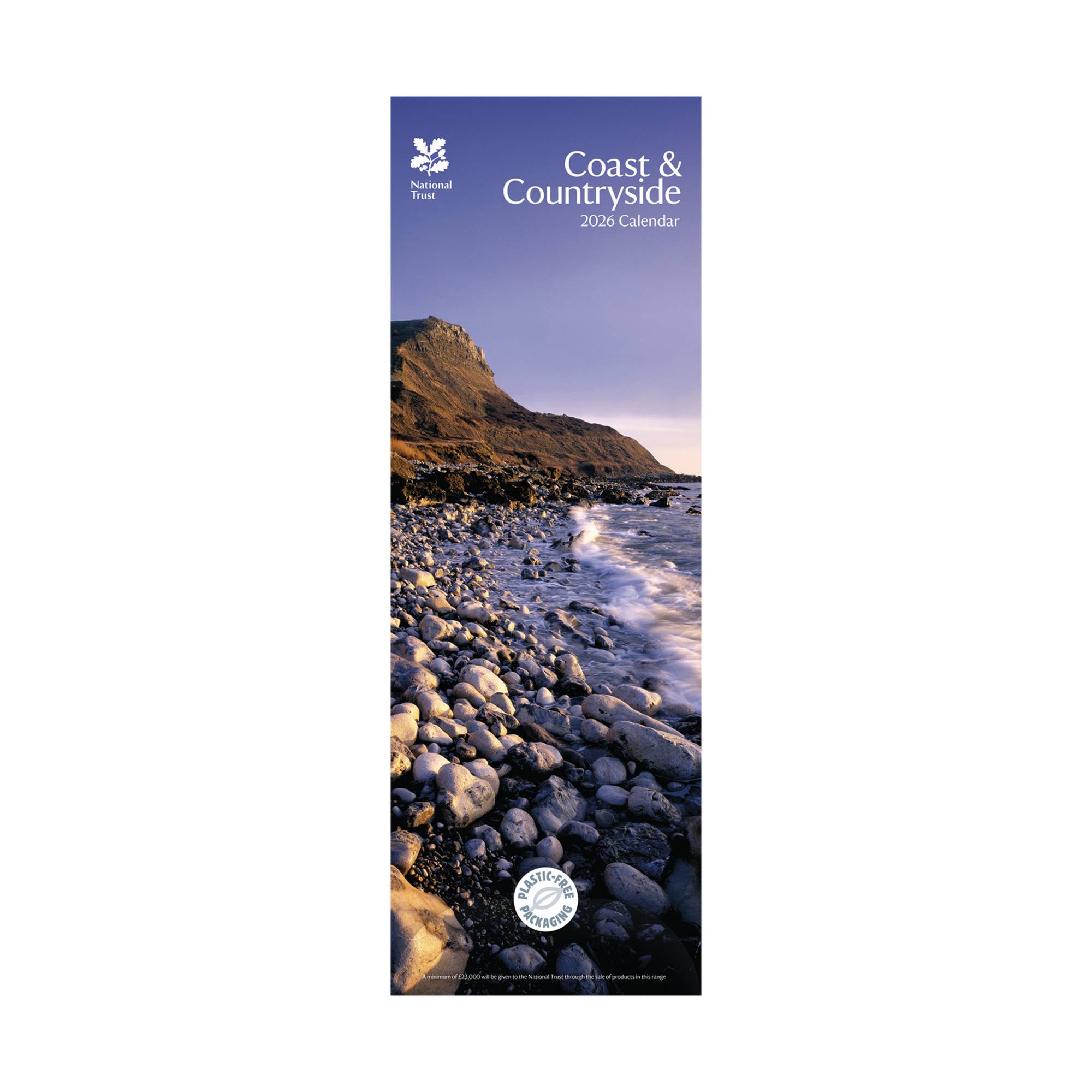 National Trust Coast and Countryside Slim Calendar 2026