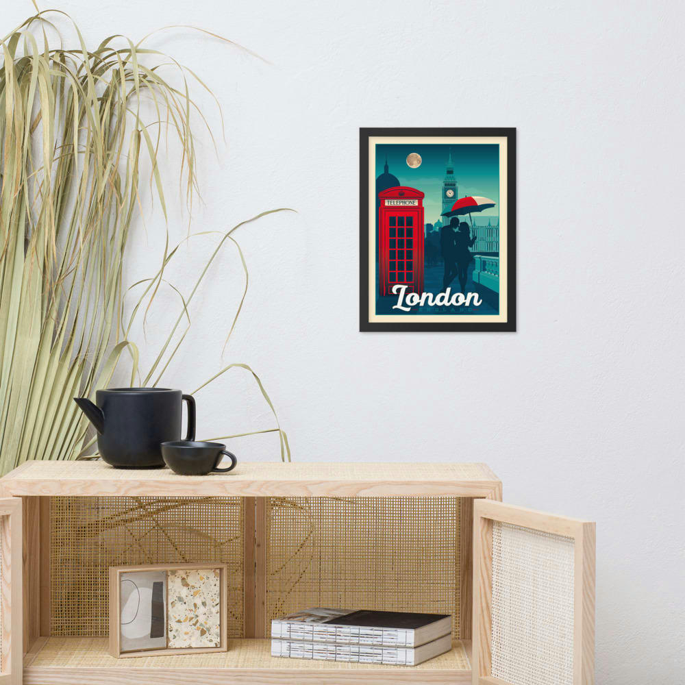 - Affiche Londres  21x29,7 cm