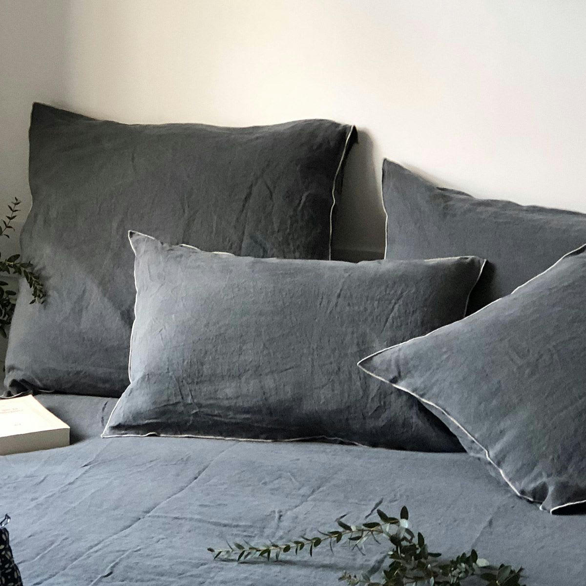 OSLO - Taie d´oreiller lin coton - L50,000 x l70,000 x h0,000