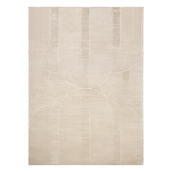 Dywan BALANCE 9086 taupe - Geometryczny, strukturalny, glamour80x150 cm