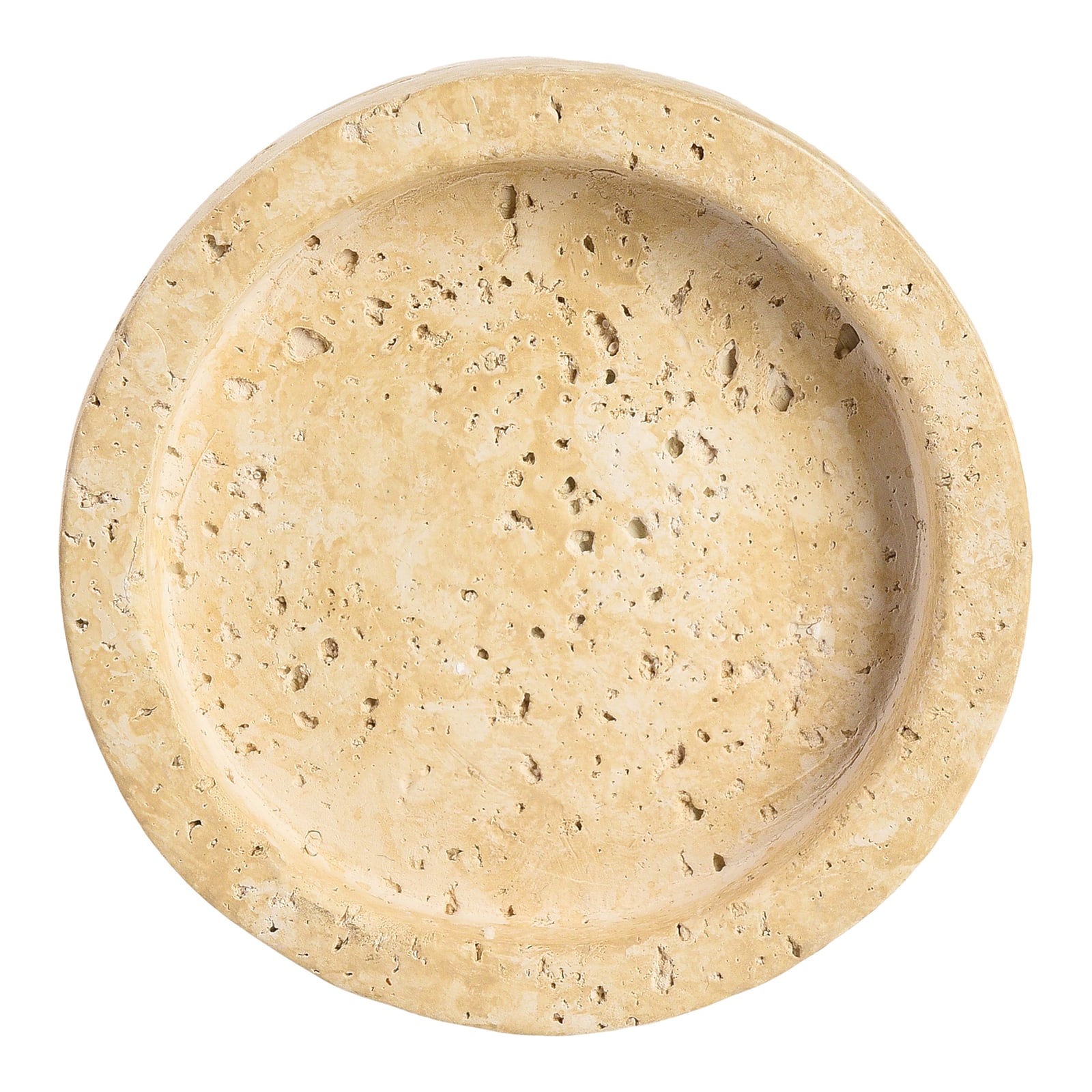 Stumpenkerzenhalter Beige, ⌀ 10 cm, H 140 mm