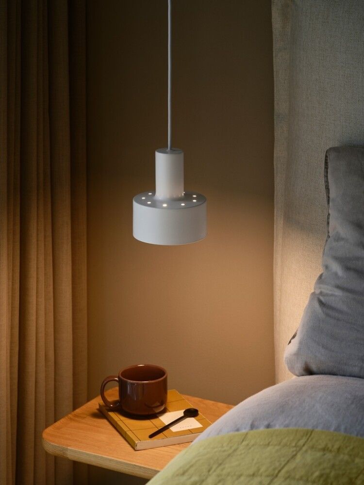 PENDEL NORDLUX MATIS E27 HVIT METALL Ø12,5 CM