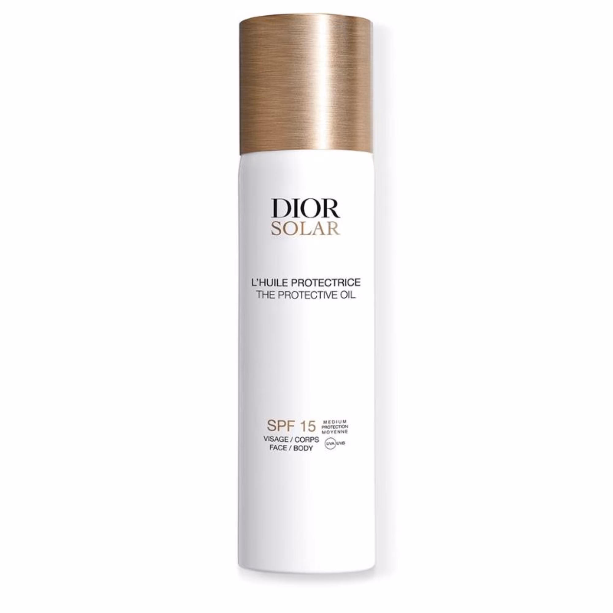 DIOR SOLARL'huile protectrice visage et corps spf 15- spray solaire