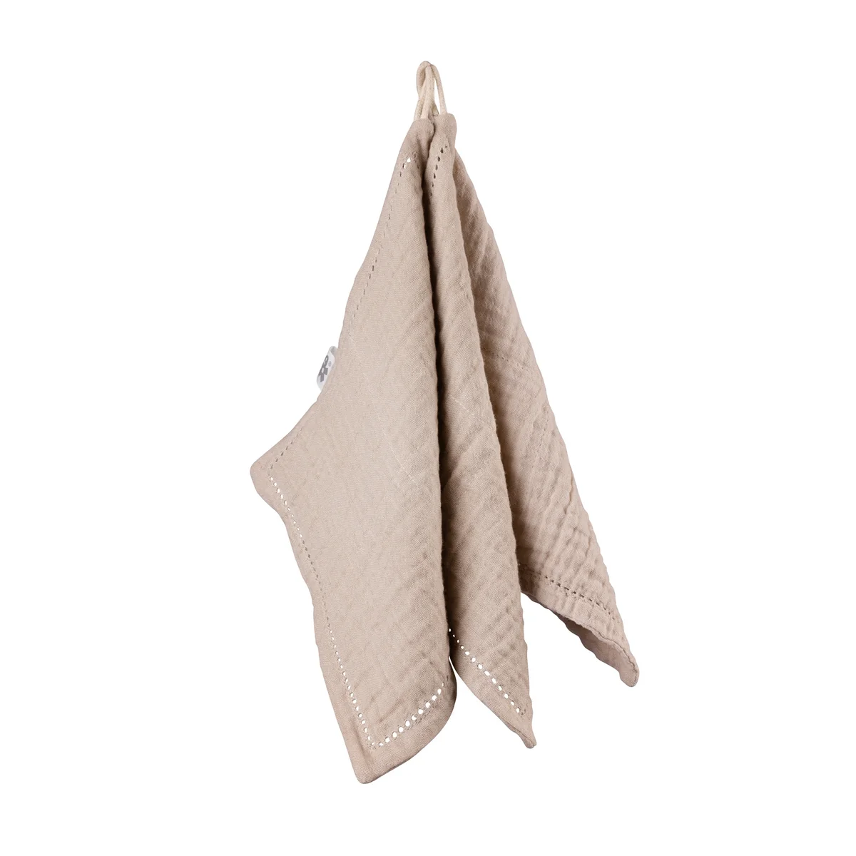 Sebra - Waschlappen aus Musselin, seabreeze beige (3er-Set)