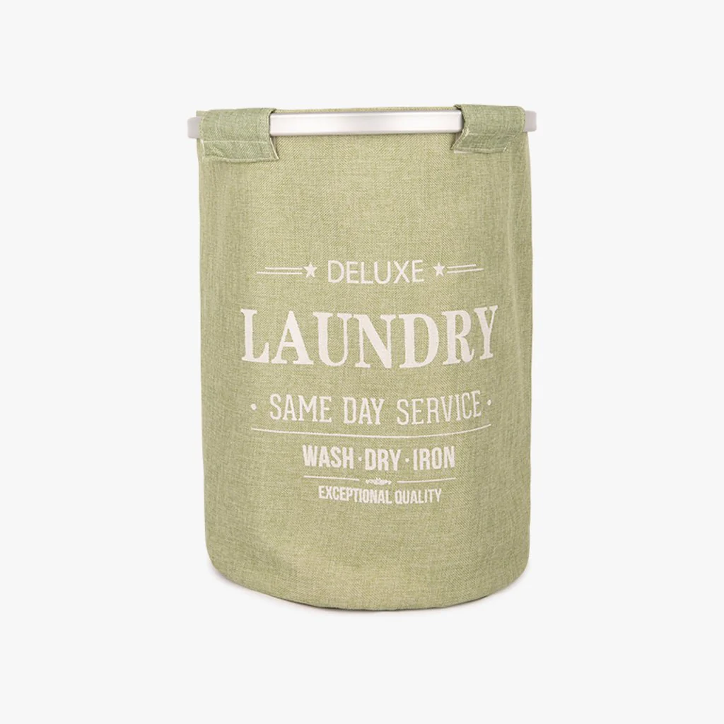Cesto Roupa Deluxe Verde NARKU