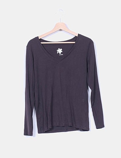 Camaïeu Brown halter shirt