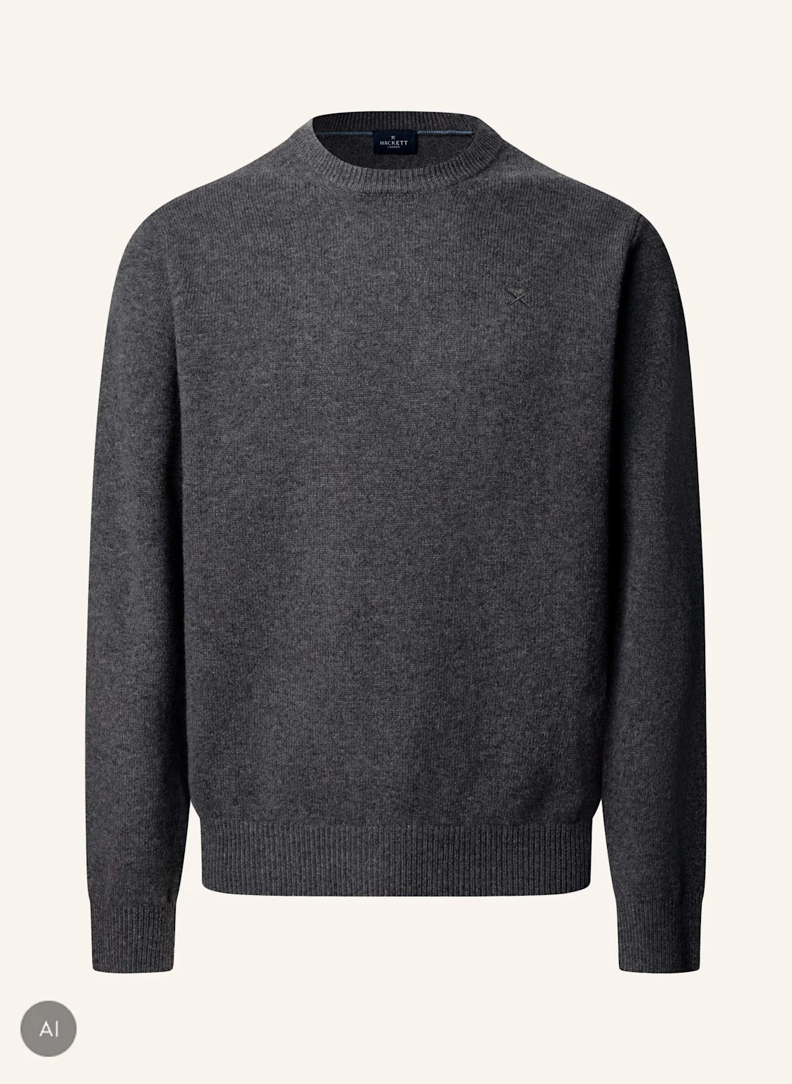 HACKETT LONDON Pullover LAMBSWOOL CREW