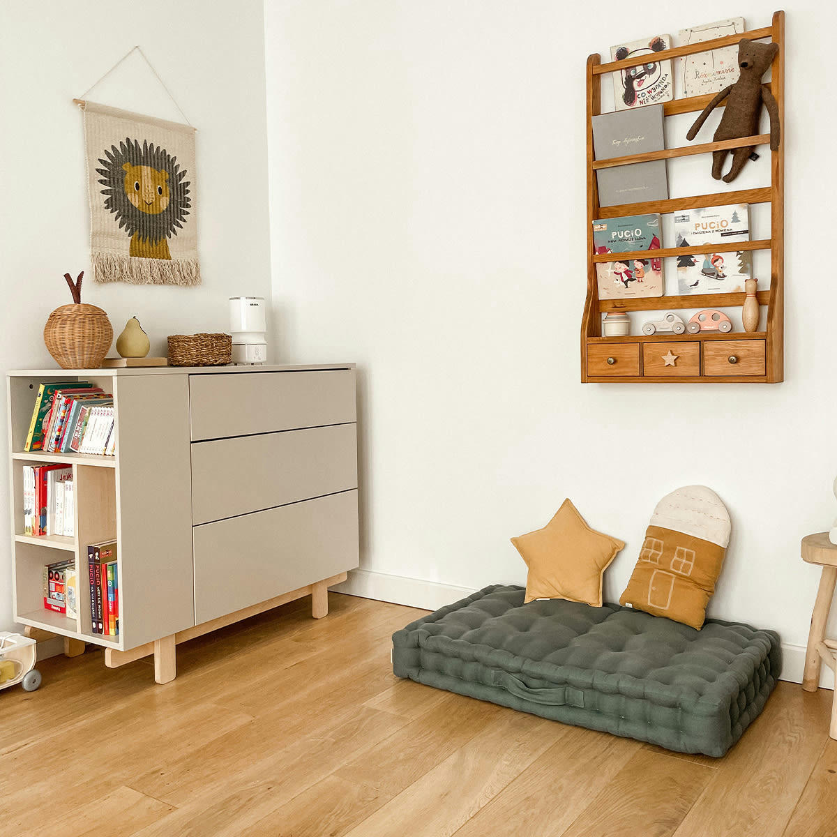 ROMY - Commode 3 tiroirs beige