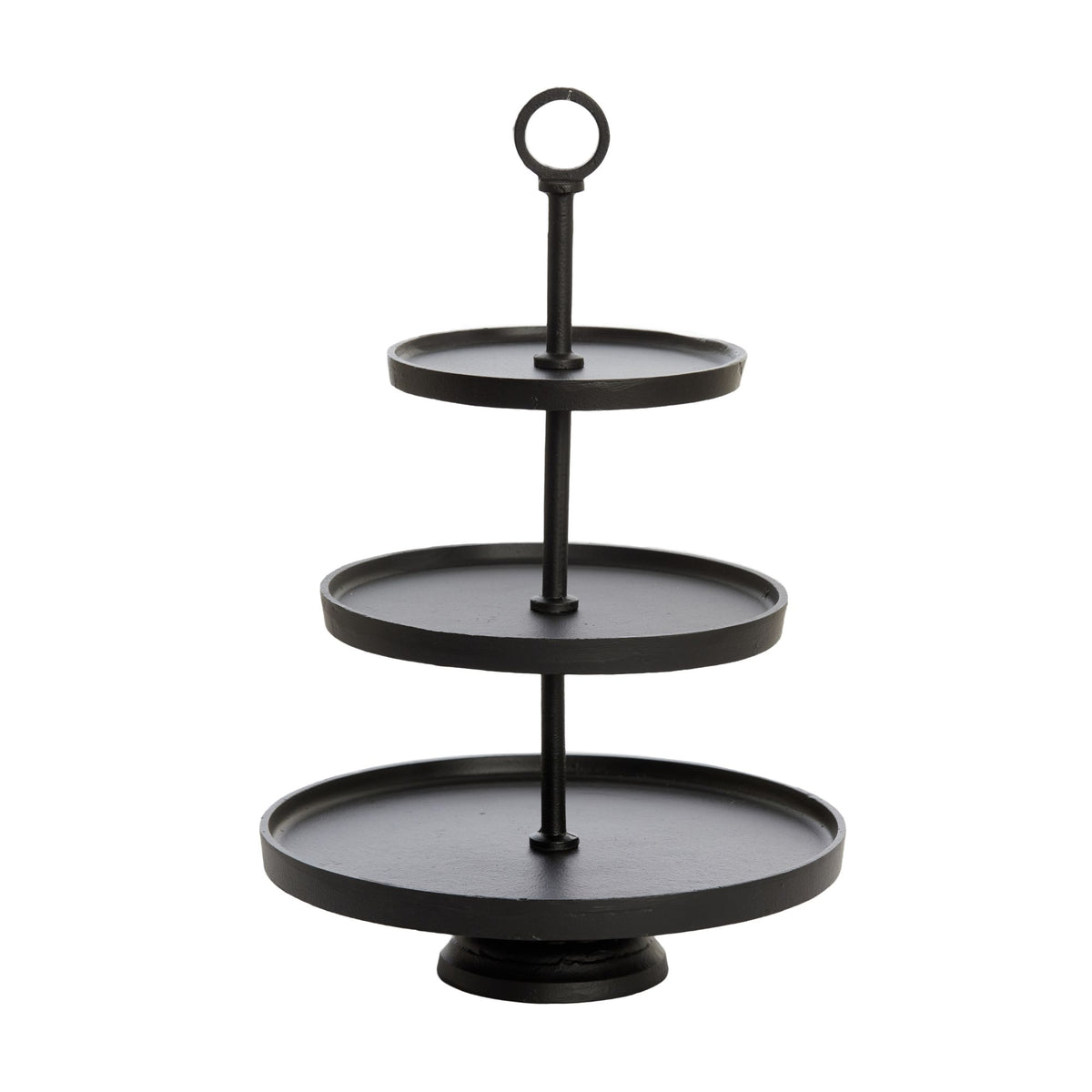 Light & Living etagere Marozu - zwart - Ø32cm