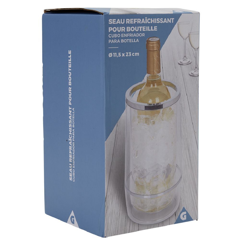 Seau rafraÎchissant pour bouteille Ø11,5xH23cm
