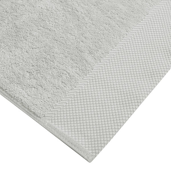 Maxi drap de bain Zéro Twist 560 g/m² Gris Perle 100x150 cm SENSOFT