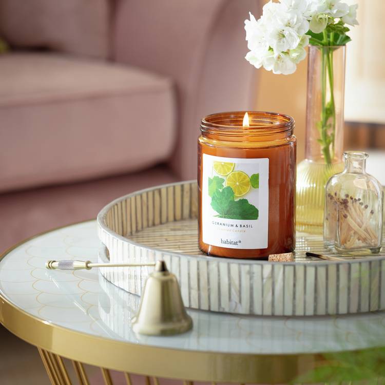 Habitat Jar Candle - Geranium & Basil