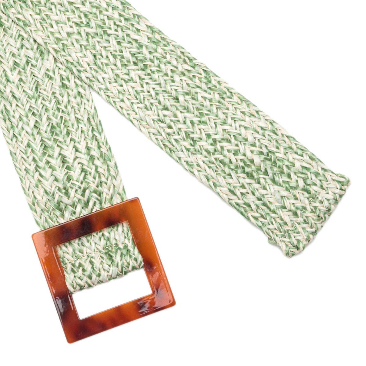 Ceinture large avec boucle carrée