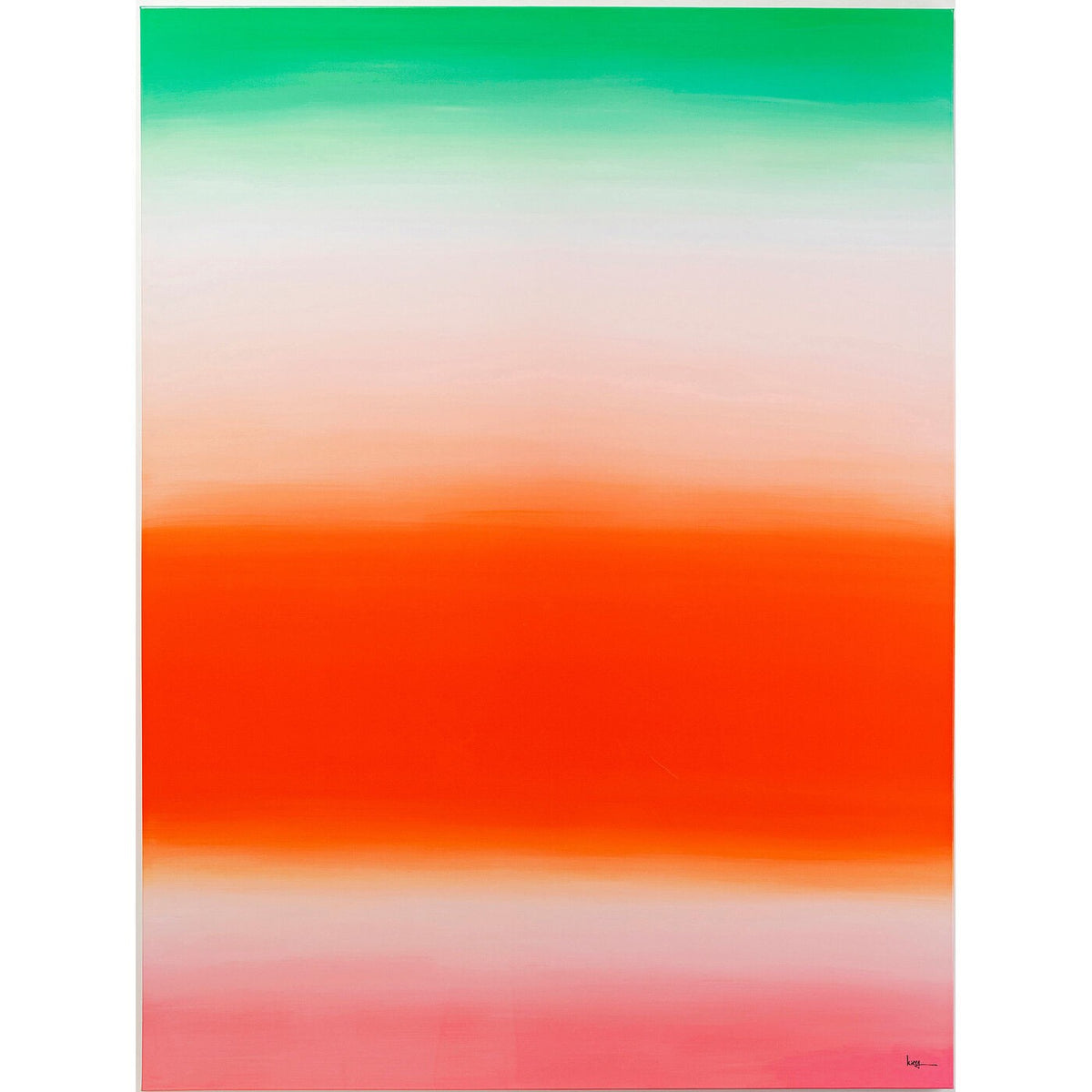 Kare Design Schilderij Tendency 120x160cm oranje