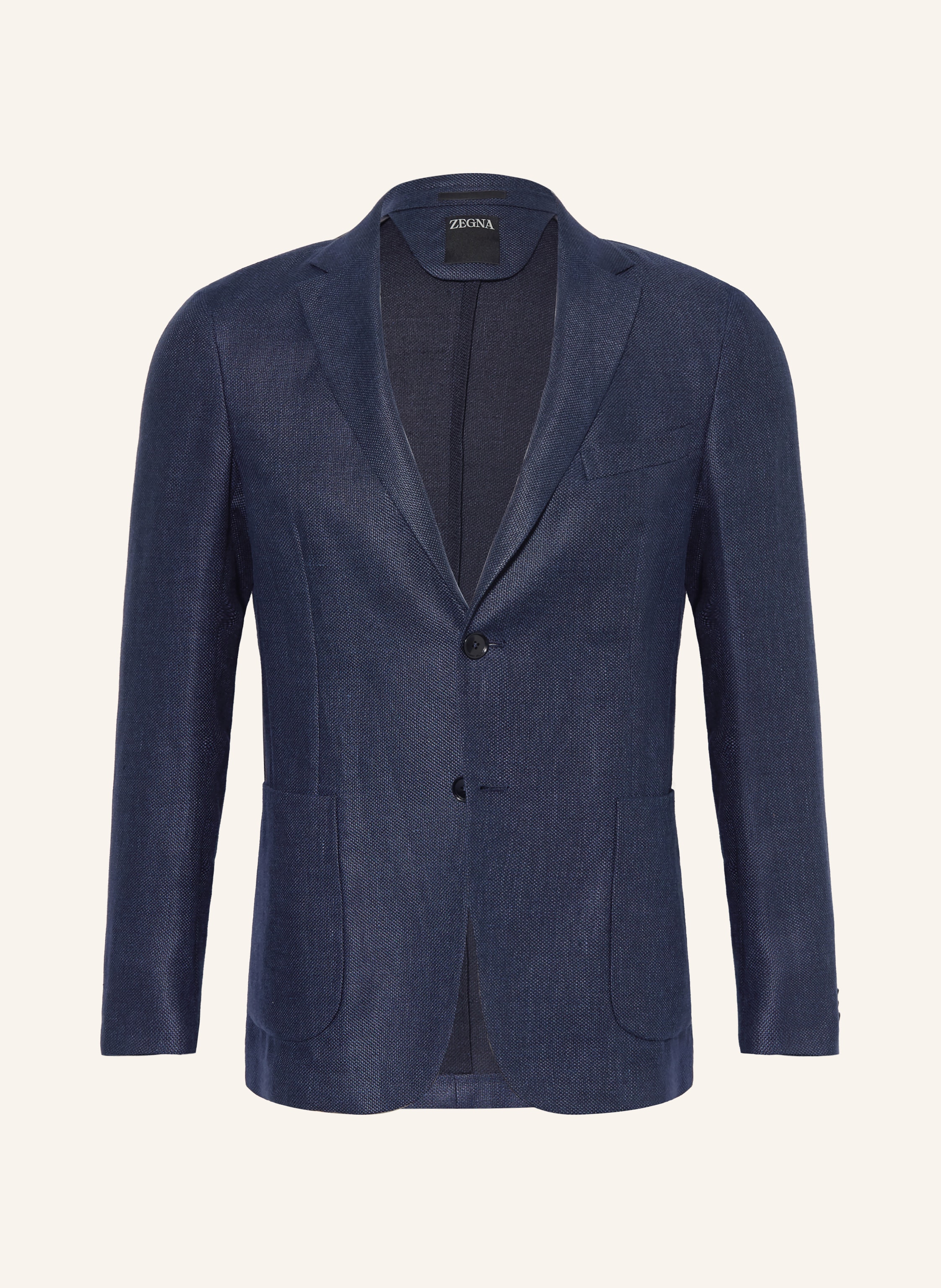 ZEGNA Sakko Slim Fit mit Leinen