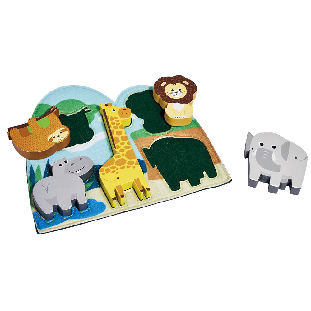 Puzzle animaux feutrine