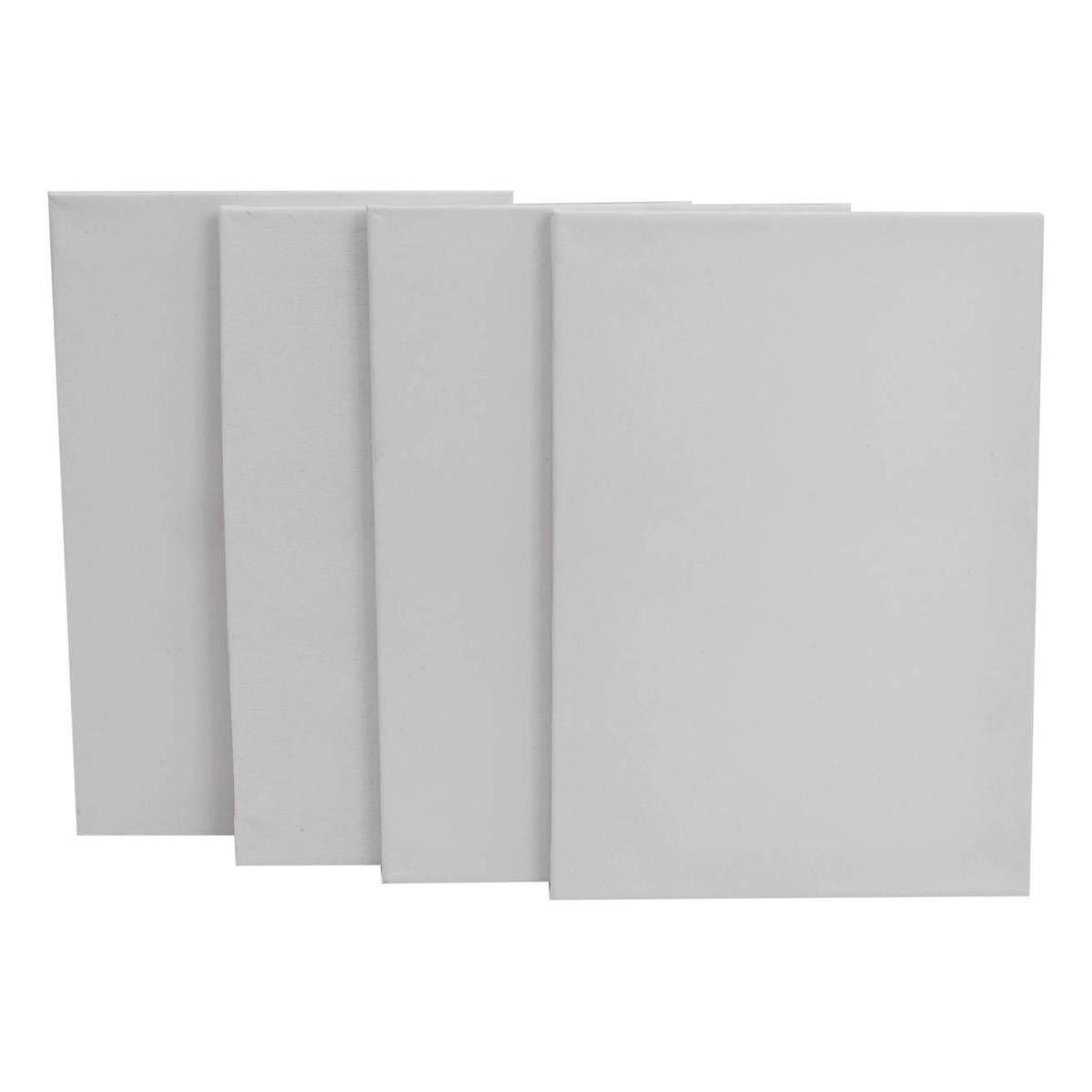 Valuecrafts Stretched Canvases A4 4 Pack