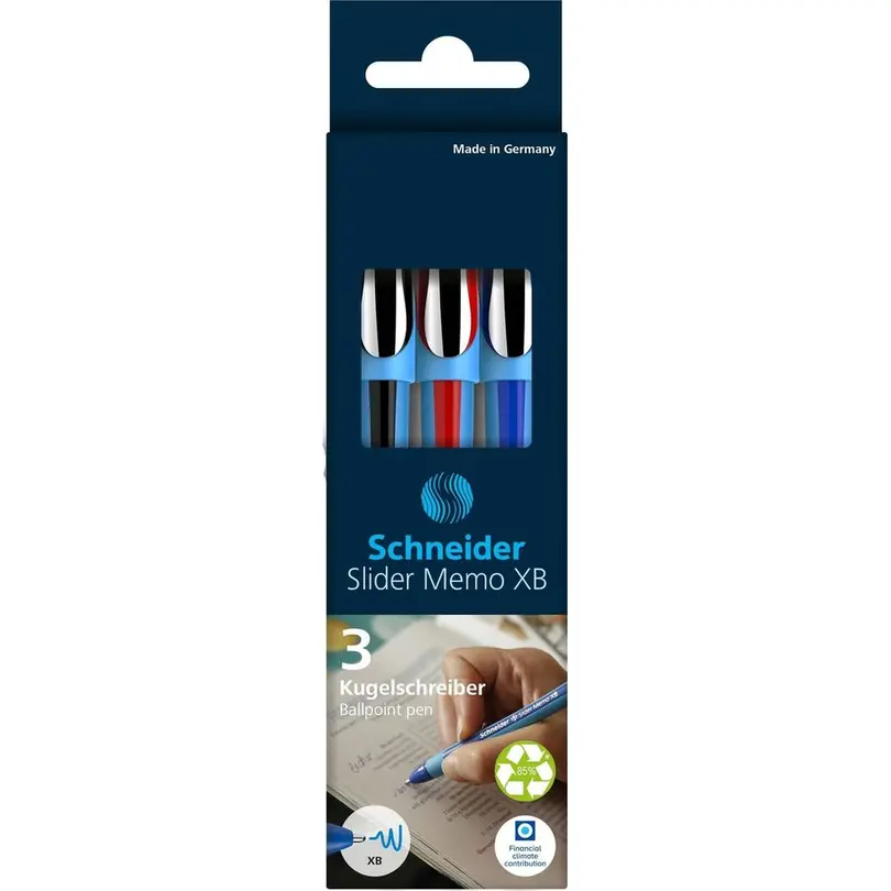 Kugelschreiber 3er-Set Memo