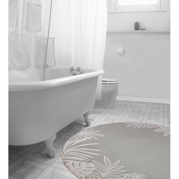 TROPEZ TAUPE Bath Rug By Kavka Designs